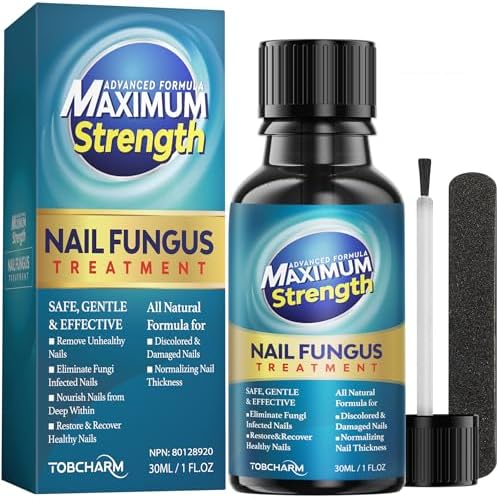 Toenail Fungus Treatment Extra Strength, Nail Fungus Treatment, Nail Fungus Treatment for Toenail & Fingernails, Fungal Nail Treatment for Toenails, Antifungal Nail Treatment for Broken Nail(1oz) Tobcharm