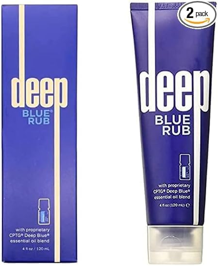 Deep Massage BlueRub Cream 4 oz Pack of 2 Generic