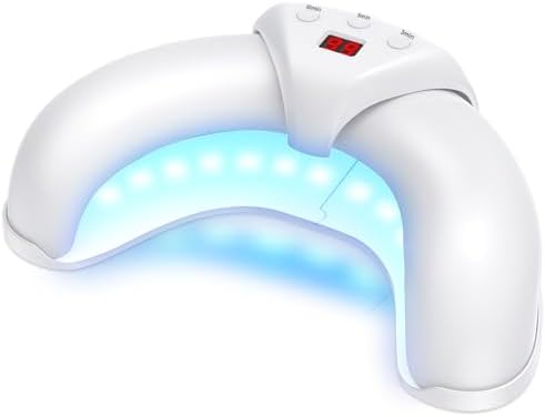 Nail Fungus Light Device for Multiple Toenails, Repair Appearance of Discolored or Damaged Nails, Home Use Toenail Device with 470nm Blue Light + 905nm Infrared Light URMIIM