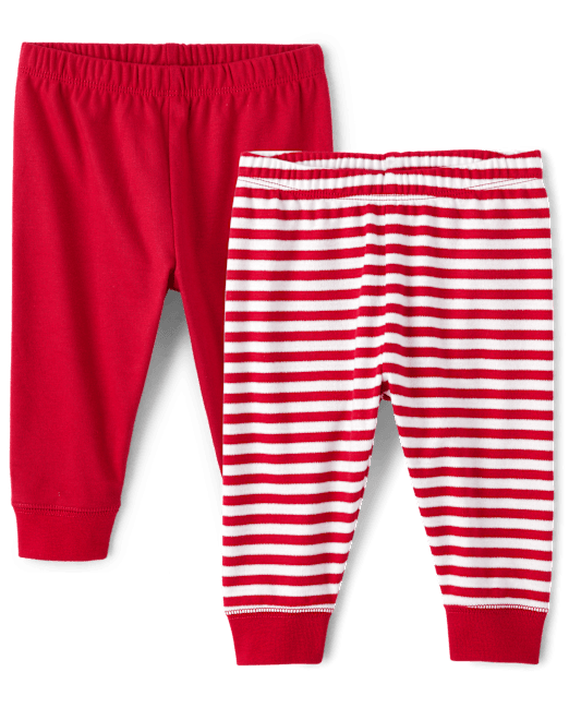 Unisex Baby Striped Pants 2-Pack The Children`s Place