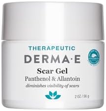 Derma E Scar Gel – Scar Treatment for Face – Hydrating Scar Remover Gel for Acne Scars, Burns & Stretch Marks, Panthenol & Allantoin Scar Gel, 2 oz Derma E