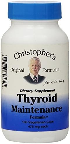 Dr. Christopher's Original Formulas Thyroid Maintenance Formula Capsules (Капсулы), 100 Count Dr. Christopher's Formula