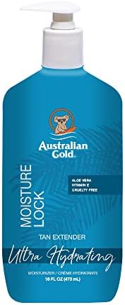 Australian Gold Moisture Lock Tan Extender Lotion, Enriched with Vitamin E & Aloe Vera, Cocoa Dreams Fragrance, 16 Fl oz​ Australian Gold