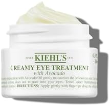 Kiehl's Avocado Eye Treatment, Nourishing and Hydrating Eye Cream, Avocado Oil and Caffeine to Energize and Invigorate Dry, Tired Eyes, 99% Naturally Derived Formula, Ophthalmologist-tested Kiehl's