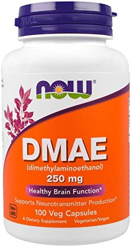 NOW Dmae 250mg , 100 Capsules (Капсулы)(Pack of 2) NOW Foods