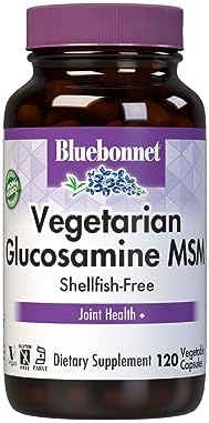 BlueBonnet Vegetarian Glucosamine Plus MSM Supplement, 60 Count (743715011137) Bluebonnet