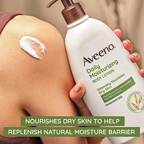 Aveeno Sheer Hydration Daily Moisturizing Fragrance-Free Lotion with Nourishing Prebiotic Oat, Fast-Absorbing Body Moisturizer for Dry Skin with Lightweight, Breathable Feel, 12 fl. oz Aveeno