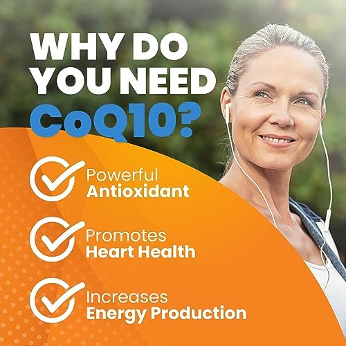 Doctor's Best High Absorption CoQ10 with Bioperine, Heart Health & Energy Production, Non-GMO, Gluten & Soy Free, Vegan, 100 Mg, 120 count Doctor's Best