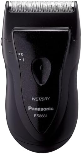 Panasonic Electric Razor for Men, Cordless Wet Dry Lightweight Shaver with Ergonomic Grip, ES3831K, Black Panasonic