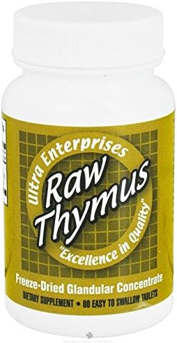 Ultra Glandulars Ultra Raw Thymus 200Mg 60 Tab2 WITPRO