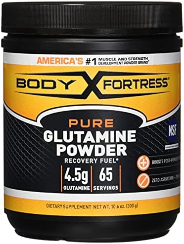 Body Fortress Pure Glutamine Powder (Порошок), 10.6 Oz Body Fortress