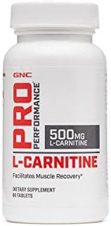 GNC Pro Performance L-Carnitine, 60 Tablets (Таблетки), Supports Muscle Recovery GNC