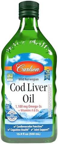 Carlson - The Very Finest Fish Oil, 1600 mg Omega-3s, Liquid (Жидкость) Supplement, Norwegian, Wild-Caught, Sustainably Sourced , Lemon, 16.9 Fl Oz Carlson