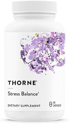 Stress Balance - Поддержка надпочечников, Витамин C и Ашваганда, 60 капсул Thorne