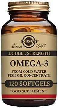 Solgar Omega-3 Fish Oil Concentrate, 240 Softgels (Мягкие капсулы) - Support for Cardiovascular, Joint & Brain Health - Contains EPA & DHA Fatty Acids - Non GMO, Gluten/ Dairy Free - 120 Servings (Порции) Solgar