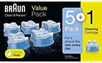 Braun Syncro Shaver Clean & Renew Refills 6 Pack Braun