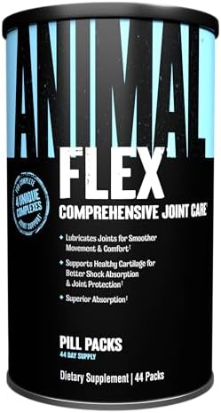 Animal Flex Powder (Порошок) – All-in-one Complete Joint Support Supplement – Contains Collagen, Turmeric Root, Curcumin, Glucosamine & Chondroitin – Helps Repair And Restore Joints –Cherry Flavor, 30 Scoops Animal