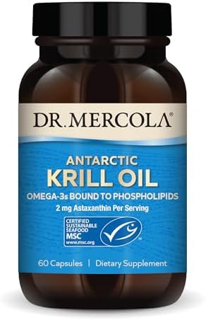 Масло криля из Антарктики 220 мг Омега-3 на порцию, 60 капсул Dr. Mercola