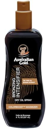 Australian Gold Bronzing Intensifier Dry Oil Spray, 8 Ounce | Colorboost Maximizer (AGDOBS) Australian Gold