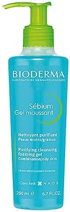 Bioderma - Face Cleanser - Sébium - Makeup Removing Cleanser - Skin Purifying - Face Wash for Combination to Oily Skin Bioderma