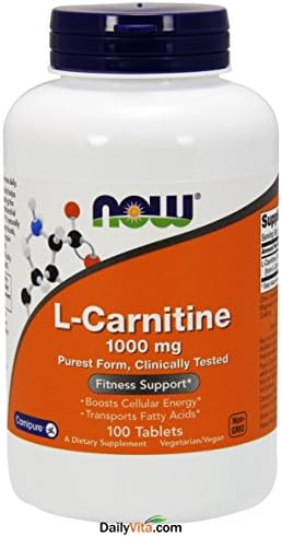 Now Foods: L-Carnitine Fitness Support 1000mg, 100 tabs NOW Foods