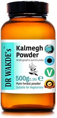 DR WAKDE'S Kalmegh Powder (Порошок) (Andrographis panniculata) - 100g (3.5oz) | Pure, Raw & Dried Powder | Natural Aroma and Freshness | Fine Powder | Vegan | Premium Grade | Nothing Added, Nothing Removed DR WAKDE's