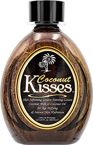 Ed Hardy Coconut Kisses Golden Tanning Lotion Cruelty Free, Gluten Free, Mineral Oil Free, DHA Free for All skin type,13.5 oz Ed Hardy