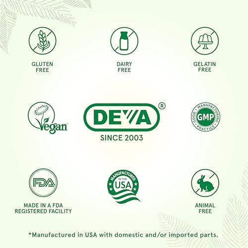 DEVA Nutrition Vitamins Astaxanthin 4mg, Vegan, Made from Haematococcus Pluvialis Microalgae, 30 Capsules, 2-Pack Deva