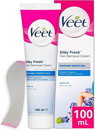 VEET Hair Removal Cream Sensitive Formula 6.78 oz (Pack of 5) Veet