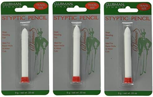 Clubman Clubman Pinaud Styptic Pencil, 0.33 oz (Унции) (Pack of 3) Clubman