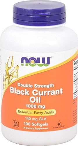 Now Foods Black Currant Oil 1000 mg - 100 Softgels 6 Pack NOW Foods