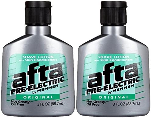 Mennen Afta Pre-Electric Shave Lotion, 3 Ounce (Pack of 2) Mennen