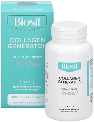 Biosil Collagen Generator - 30 Capsules - with Patented ch-OSA Complex - Generates & Protects Your Own Collagen - GMO Free - 15-Day Supply BioSil