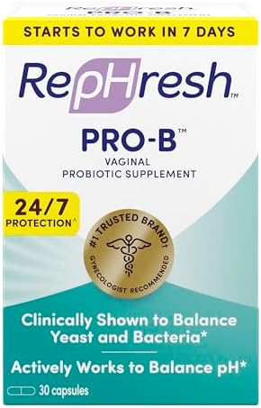 RepHresh Pro-B Probiotic Supplement for Women, 30 Oral Capsules (Капсулы) Rephresh