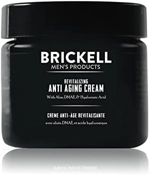 Brickell Men's Revitalizing Anti-Aging Cream For Men, Face Moisturizer For Face To Reduce Fine Lines and Wrinkles, Natural and Organic Anti Wrinkle Night Face Cream, 2 Ounce, Scented Brickell Men's Products