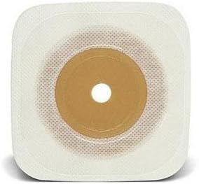 ConvaTec 405457 Esteem Synergy Adhesive Coupling Technology Stomahesive Skin Barrier with White Collar, Cut-to-Fit Opening, White, 1-7/8" Stoma Opening, 4-1/2" Length, 4-1/2" Width, Pack of 10 ConvaTec