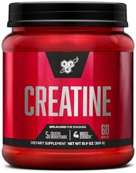 BSN Micronized Creatine Monohydrate Powder (Порошок), Unflavored (Без вкуса), 2 Months Supply-60 Servings (Порции), 10.9 ounce BSN