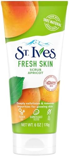 St. Ives Fresh Skin Invigorating Apricot Scrub 6 Oz (2 Pack) by St. Ives St. Ives