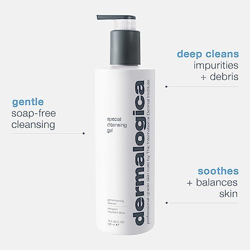 Dermalogica Special Cleansing Gel Gentle-Foaming Face Wash for Women and Men - Leaves Skin Feeling Smooth And Clean Dermalogica