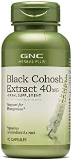 GNC Herbal Plus Black Cohosh Extract 40mg - 100 Capsules (Капсулы) (100 Servings (Порции)) GNC