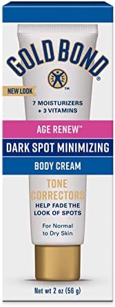 Gold Bond Age Renew Dark Spot Minimizing Age Renew Body Cream, 2 oz., With No Bleaching Agents Gold Bond