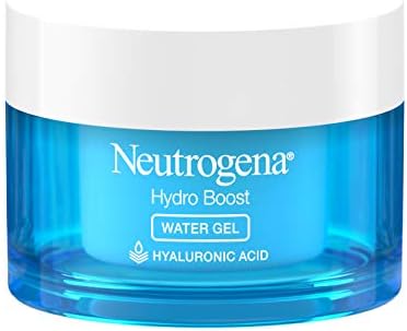 Neutrogena Hydro Boost Hyaluronic Acid Hydrating Water Gel Daily Face Moisturizer for Dry Skin, Oil-Free, Non-Comedogenic Face Lotion, 1.7 fl. Oz Neutrogena