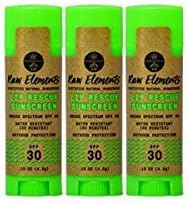 Raw Elements Organic Outdoor Sunscreen Lip Balm Rescue - SPF 30, UVA-UVB Protection, Reef-Safe, Non-Nano Zinc, Water Resistant, 0.15 oz (Pack of 1) Raw Elements