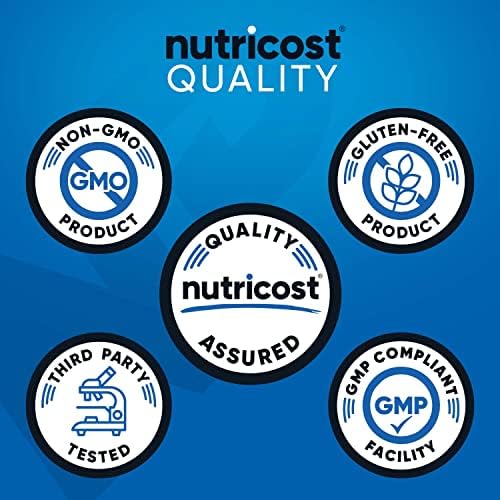 Nutricost Mass Gainer (Chocolate Peanut Butter Flavor, 6.7 LBS) 50 Grams of Protein Per Serving (Порция) - Non-GMO Nutricost