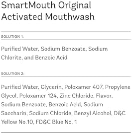 SmartMouth Original Activated Mouthwash - Adult Mouthwash for Fresh Breath - Oral Rinse for 24-Hour Bad Breath Relief with Twice Daily Use - Fresh Mint Flavor, 16 fl oz (2 Pack) SmartMouth