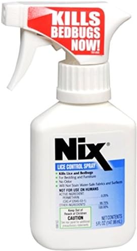 Nix Lice Control Spray (Спрей) 5 oz (Унции) (Pack of 4) Nix