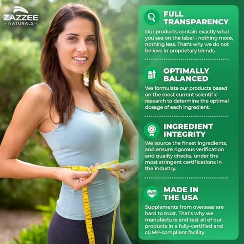 Zazzee Extra Strength Green Tea 20:1 Extract, 6000 mg Strength, 50% EGCG, 98% Polyphenols and 80% Catcehins, 150 Vegan Capsules, 5 Month Supply, Standardized and Concentrated 20X Potency, Non-GMO Zazzee