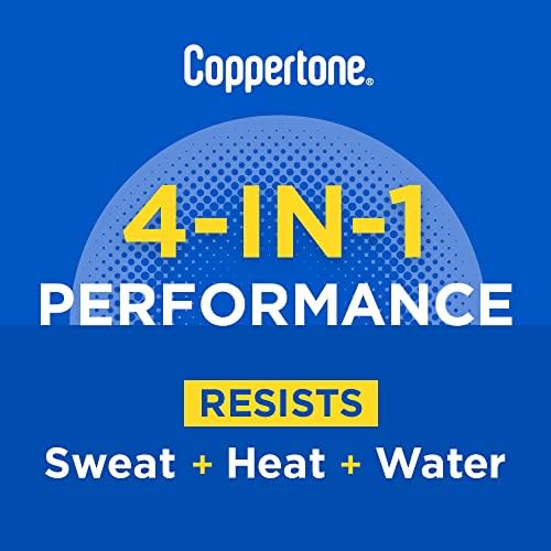 Coppertone SPORT Sunscreen SPF 100 Lotion, Water Resistant Sunscreen, Body Travel Size 3 Fl Oz Coppertone