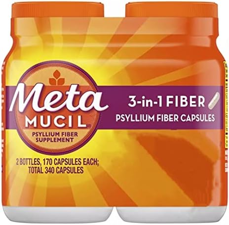 Metamucil Fiber Therapy for Regularity, Fiber Supplement, 170 Count (Pack of 2) Metamucil