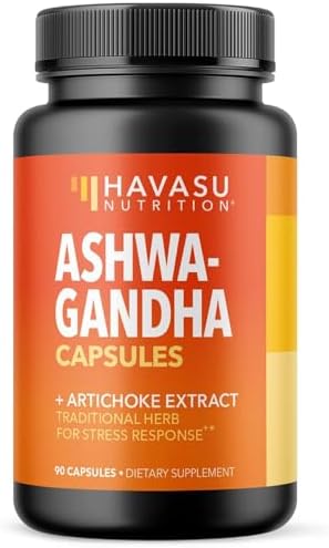 Ashwagandha Gummies (Жевательные конфеты) Supplement Designed to Calm & Relax - Herbal Mood Support - Ashwagandha Gummies for Women and Men - Non-GMO and Gluten-Free Supplement - 60 Vegan Strawberry Gummies Havasu Nutrition